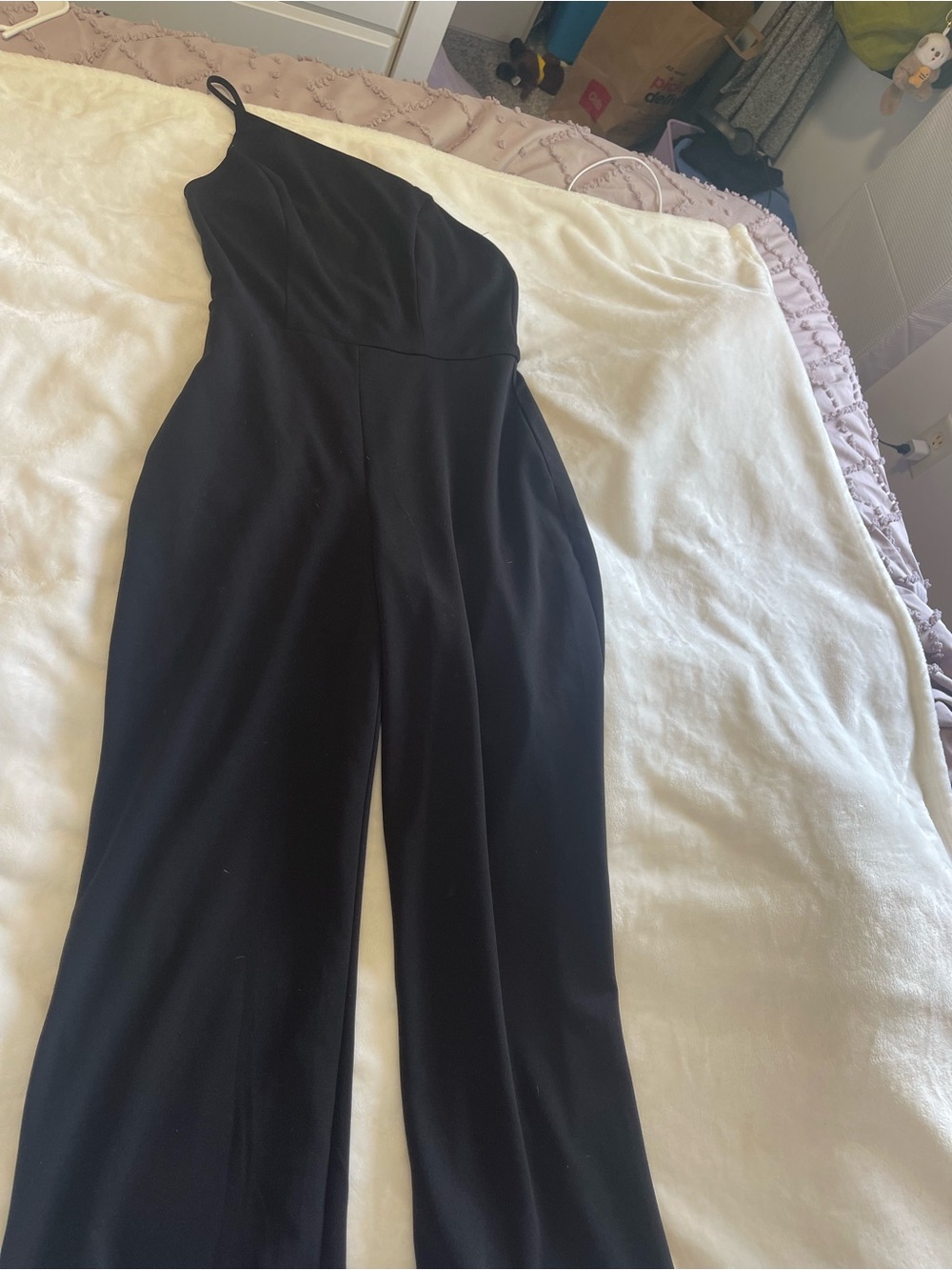 Crystal Sky black jumpsuit